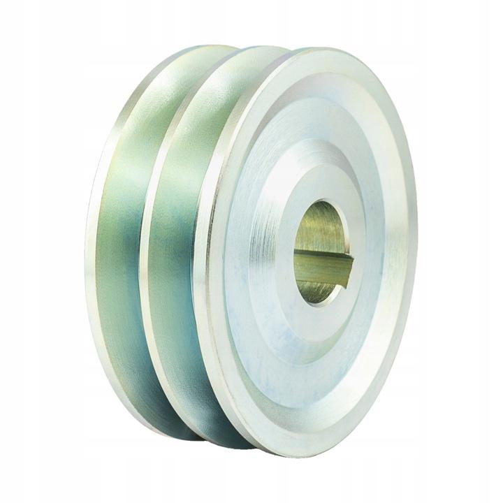 Koło Koła Pasowe Szajba Przekładnia 2X17 Mm 2Hb | Fi 100 Mm | Otwór 28 Mm