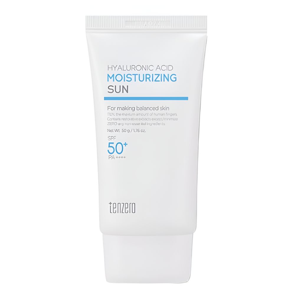 TENZERO Hyaluronic Acid Moisturizing Sunscreen SPF50+ PA++++ Hydrating UV Protection Sun Cream 50g