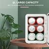 Portable Car/Home Refrigerator Freezer Warmer Outdoor 6L Mini Fridge Refrigerator Icebox For Camping 42W