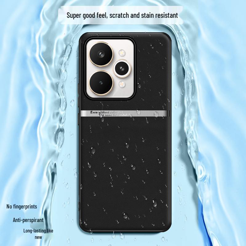 Realme 15 Pro H Liquid Leather Phone Case - Durable, Minimalist, High-End Business Design