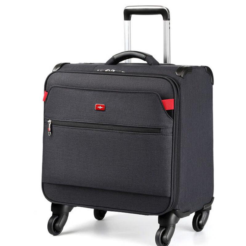 OEING 18-inch Ultra-light Oxford Business Carry-on Luggage