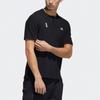 adidas Henley Sport Casual Short Sleeve Tee Men Tops Black GP1816