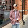 Autumn Cotton Plaid Long-Sleeved Shirt Men's and Women's Neutral Loose Casual Shirt Trendy Ins Couple Coat Top