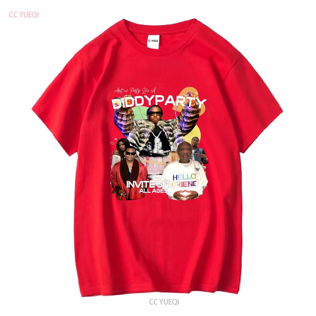Aint No Party Like A Diddy T Shirt Retro Vintage Y2k Aesthetic vintage Washed Stylish graphic Stretched Versatile Slightly