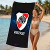 Beach Towel with Club Atlético River Plate Pattern - Soft,absorbent,machine Washable Lightweight&Modern,swimming,Travel Essentials