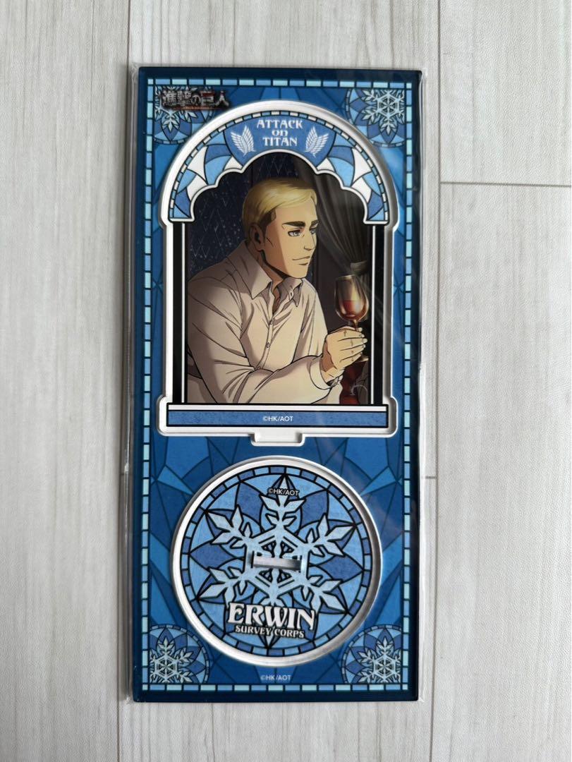 

[USED] Attack on Titan WIT STUDIO Movic Birthday Acrylic Stand Erwin