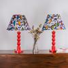 Multicolour Batik Pleated Empire Lampshade