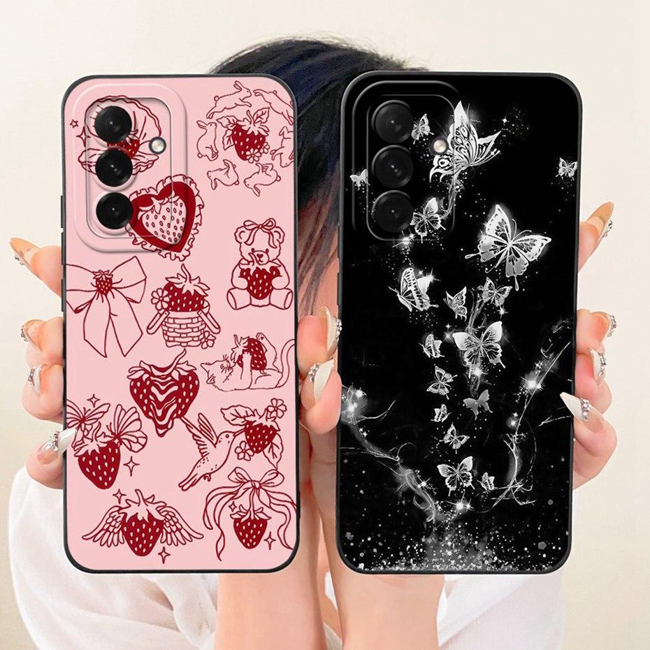 Cute Printed Phone Case For Samsung Galaxy A56 Soft Silicone Shockproof Cases For Samsung A56 5G SM-A566B Covers Bumpers