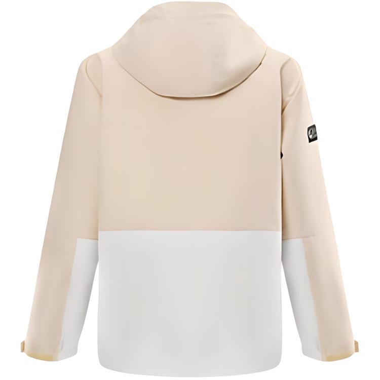 Li-Ning Sports Casual Minimalist Color Block Hooded Windbreaker Jacket Unisex Jacket Light-Yellow Cream AFDUC59-4