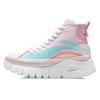 New LiNing Casual Shoes Women's High Top Pink Blue AGCP388-17