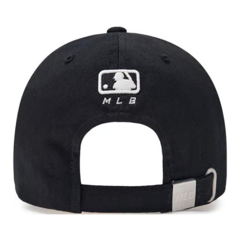 MLB Cotton Baseball Caps Unisex Black Fashion 3ACPV045N-50BKS