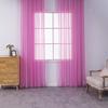 1pcs Beautiful Home Decoration Curtain Translucent Solid Color Gauze Curtains Gorgeous Hotel Living Room Decor Window Blind