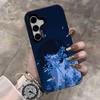 Perfect Blue Phone Case For Samsung S25 Ultra S23 S22 S21 S20 Ultra Plus S24 Fe A54 A55 Color Silver Cover