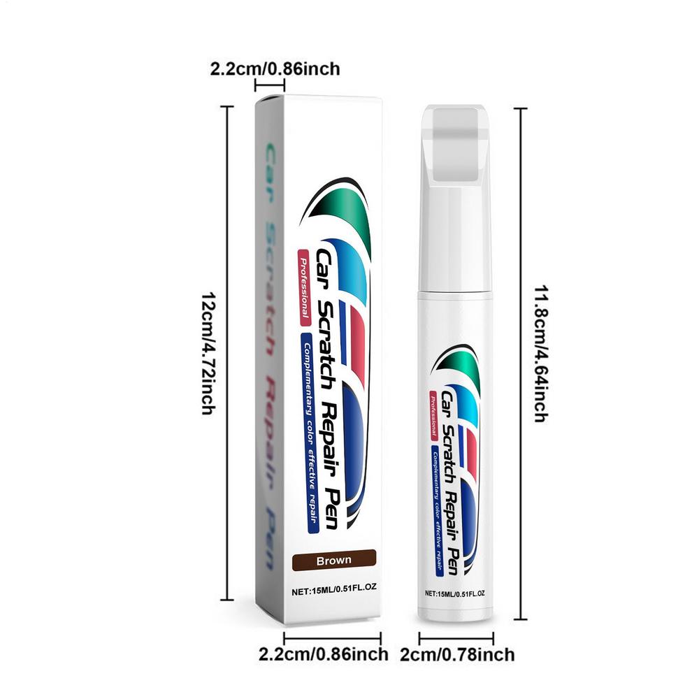 Car Paint Scratch Repair 15ml Quick Touch Up Paint Pen Automotive Scratch Remover Versatile Auto Chip Repair Exterior Repair