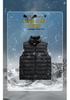 Men's Lightweight Winter Down Vest, 90% Insulated with Stand Collar, Short Fit for Sports, Group Purchase & Custom Printing Available