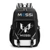 Large Capacity Schoolbag with Shoulder Strap; Student Three-piece Pencil Case Set