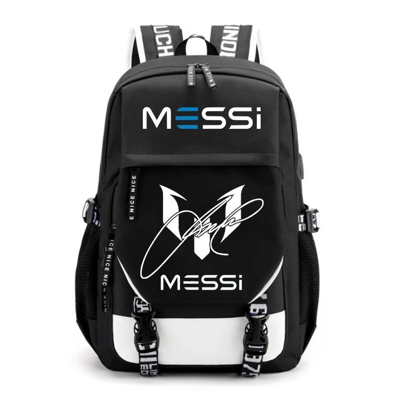 Large Capacity Schoolbag with Shoulder Strap; Student Three-piece Pencil Case Set