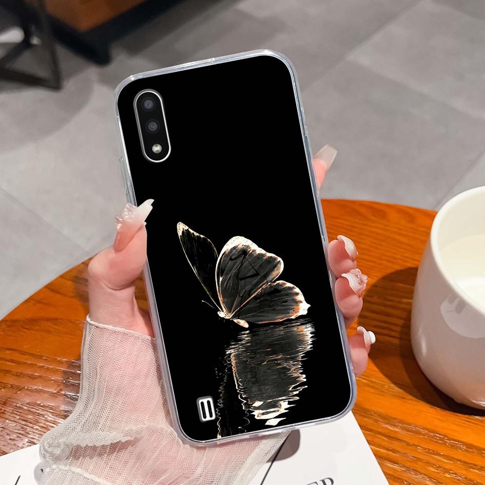 New Cases For Samsung A01 A02 A02S A03 Core A04 A04E A10 A10E A10S A11 A12 A13 A14 A21 A22 New Pink Wings Pattern Silicone High Shockproof For Samsung