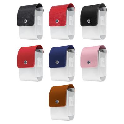 Golf Rangefinder Case with Tee Holder Pouch Modern PU Leather Portable Golf