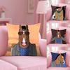 B-BoJack B Cozy Pillow Case Anti-dustmite Pillowcase Invisible Zipper Silky Short Plush Sofa Cushion Cover
