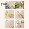 Reusable Cleaning Utensil 5 in 1 Silicone Cup Brush with Long Handle Multifunctional Deep Container Brush Non-slip Cleaner for Baby Bottles