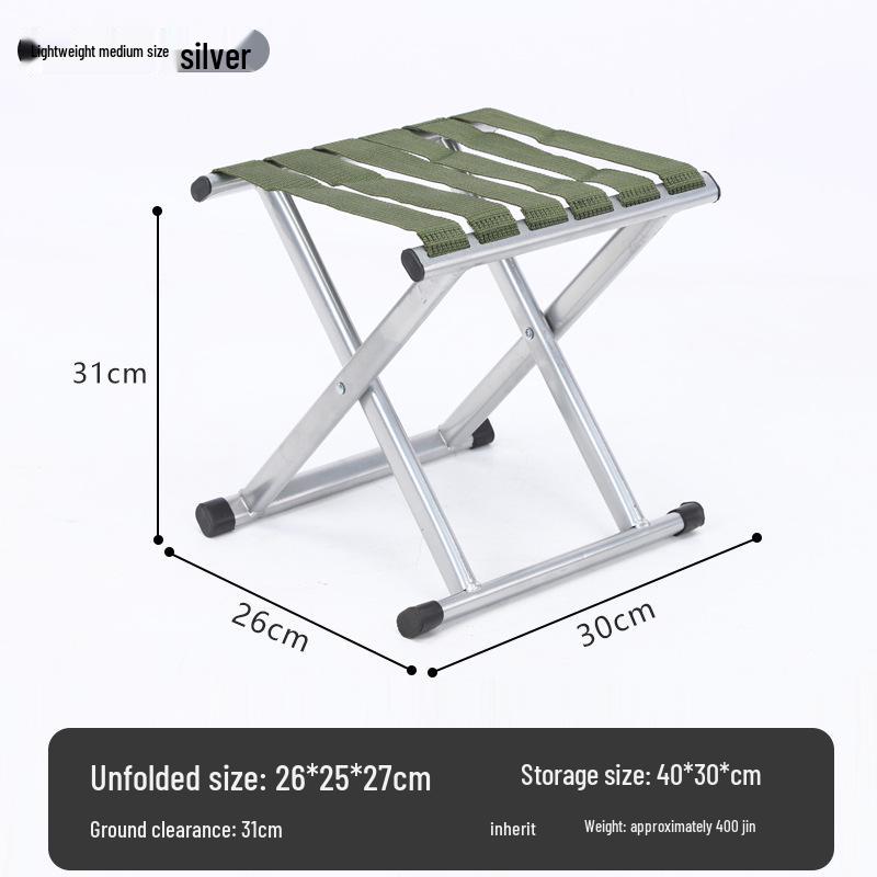 Portable Folding Backrest Chair for Camping, Fishing, Home, and Outdoor Use