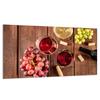 Glas-Kochfeld-Schutzplatte 90x52 Wein