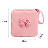 Cute Bow Knot Cable Protector Bag Portable PU Storage Bag Charger Protector Mini Bag Travel