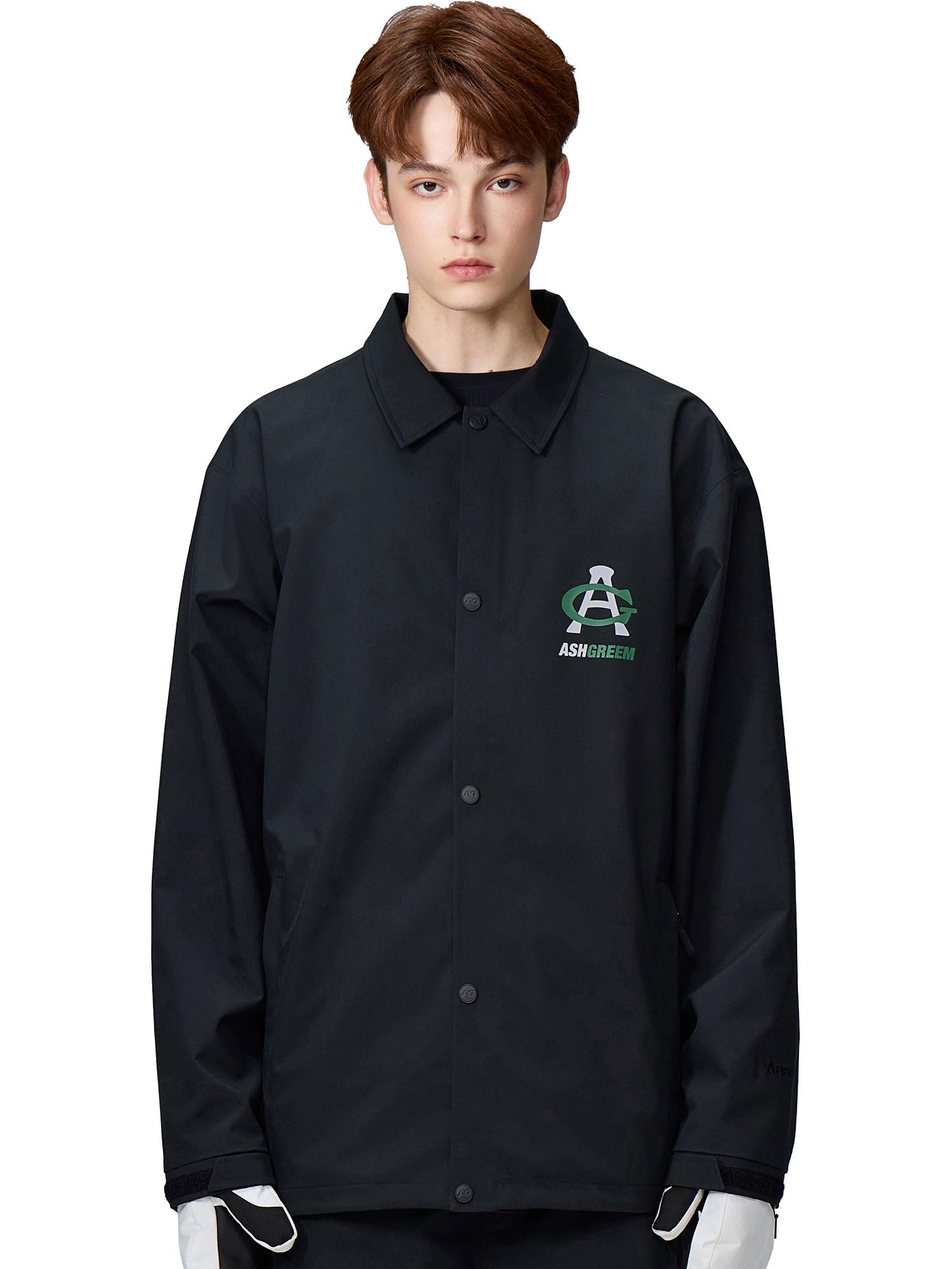 

Куртка тренера по сноуборду Ashgleam, полностью водонепроницаемая, размер L, 3-слойная, проклеенные швы, водонепроницаемость 30 000 мм, мужская/женская, (AGJ3L-213, 3L099).