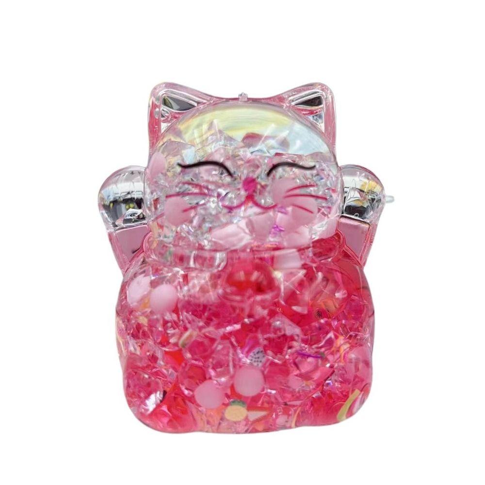 

Блестящие украшения кукольные настольные украшения Nagaya Fortune Cat мультяшная модель кошки игрушка подарки розовый