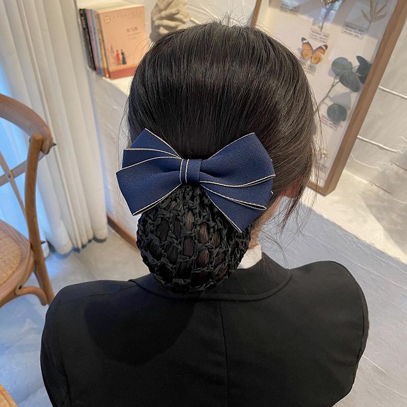 Collar Flower Female Professional Head Flower Set Bank Bow Tie Industrial And Commercial Postal Mail Storage Teller Blue Shirt Jk Tie Accessories