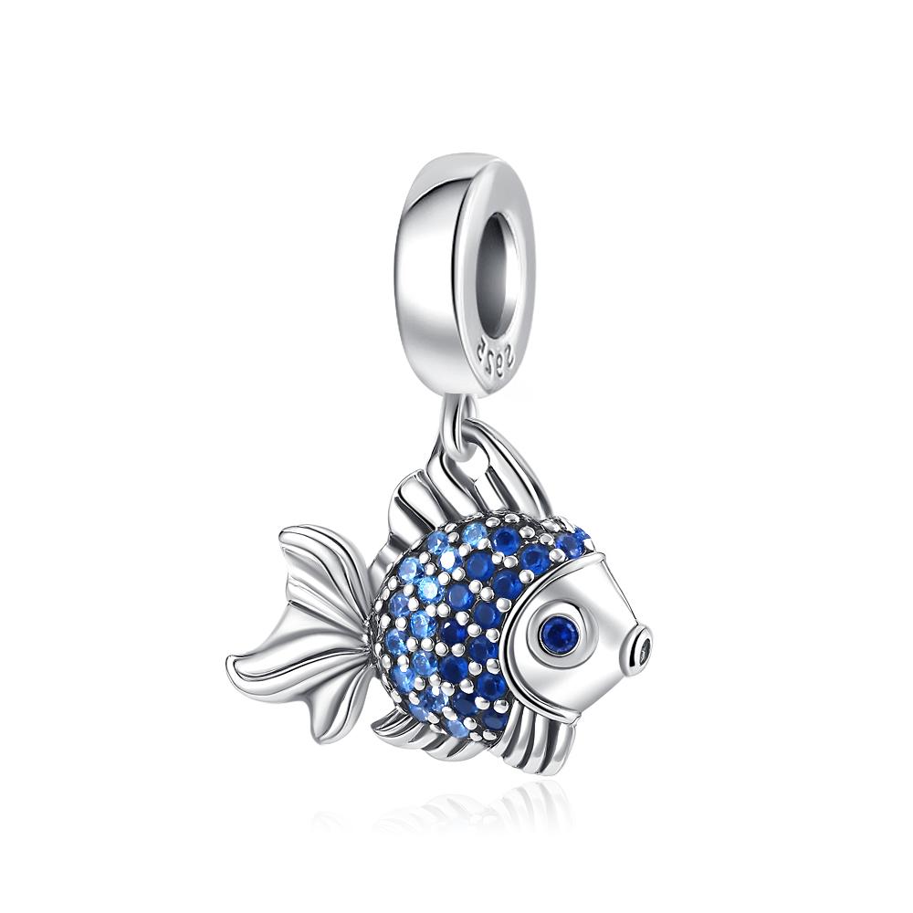 New Copper Dream Star Bear Charms Fish&Boat Beads Fit Original Bracelet Diy Gift Women