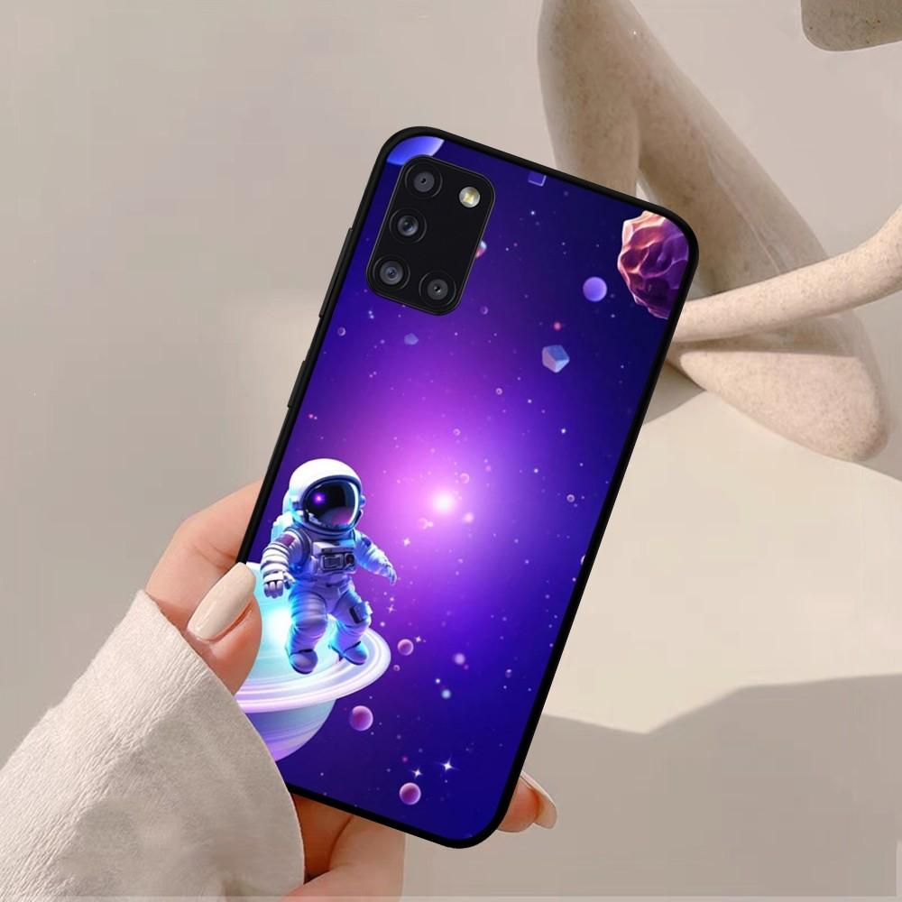 Space Astronaut Cartoon Phone Case For Samsung A 10 11 12 13 20 21 22 30 31 32 40 51 52 53 70 71 72 73 91 13 Shell