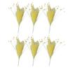 6 Pcs Peacock Grass Artificial Plants Pampas Grass Reed Flower Arrangement Home Bedroom Wedding Decorations Fake Flowers