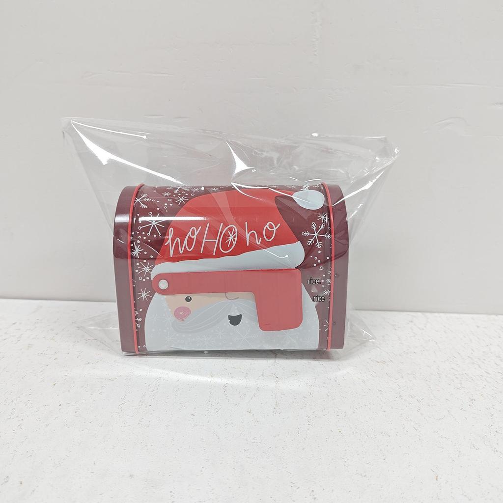 Haobei Weihnachtsbriefkasten Blech Geschenk- und Süßigkeitenbox Ornamente