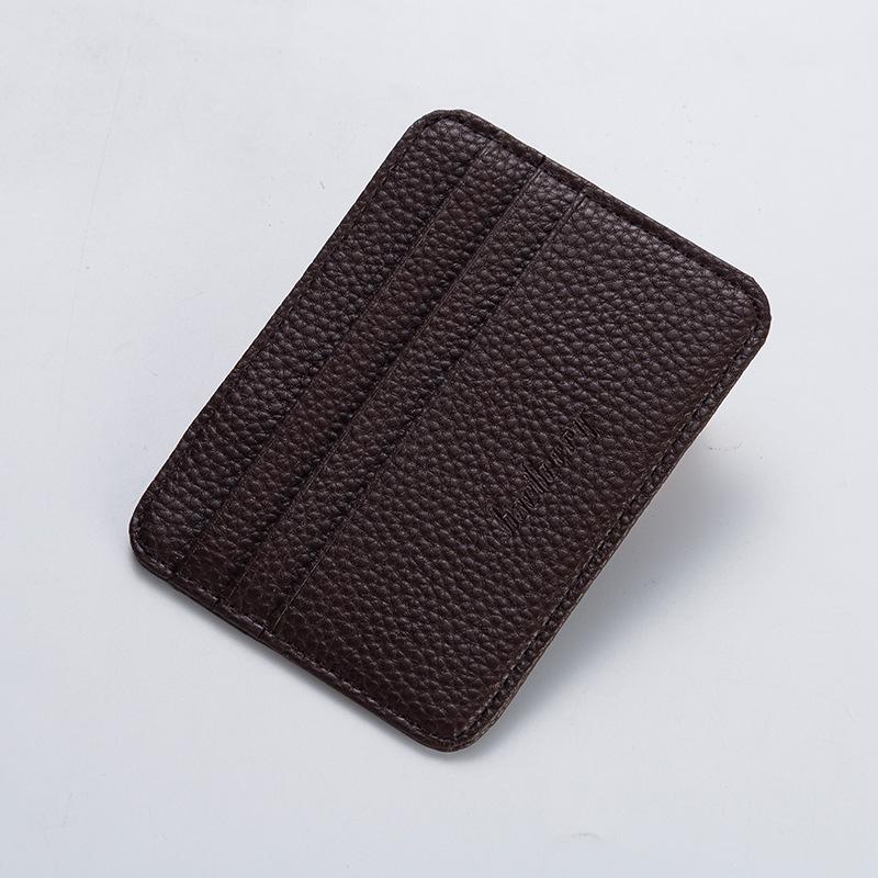 

Baellerry Men s Korean Style Minimalist Card Holder with Multi-Card Slots, Driver s License Compartment, and Bill Clip.