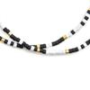 Bracelet - Luxenter - Furie - finition or jaune 18k - Cristal noir - Largeur 3,5 mm