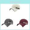Baseball Cap With Embroidered Letters Adjustable Sunshade For Men And Women