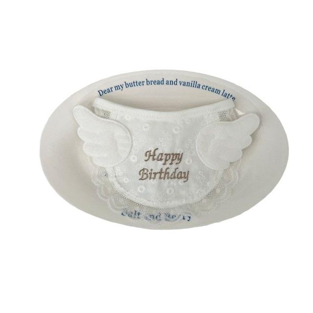 Cute Wing Dog Birthday Party Bib Pet Cat Saliva Towel Bib Teddy Pet Decoration Dog Triangle Scarf Pet Supplies Cat Accessories