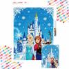 Elsa Anna Frozen Diamond Painting Kit 5D DIY Diamond Art Home Bedroom Wall Decor