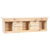 VidaXL Spatzenhaus 5-fach 68x15x21 cm Tannenholz