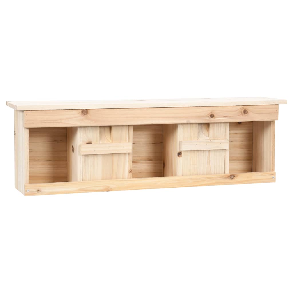 VidaXL Spatzenhaus 5-fach 68x15x21 cm Tannenholz