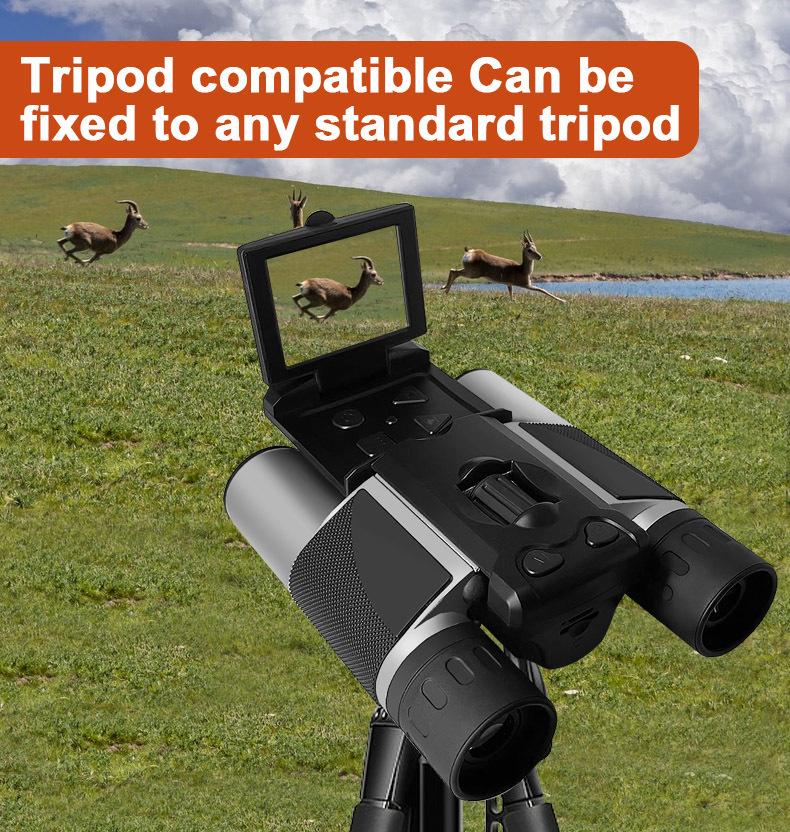 HD Digital Binoculars with Video and Photo, Starlight Night Vision, Bird Watching, Outdoor Scope, and Screen Display.