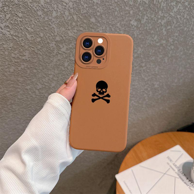 Skull Graphic Phone Case For iPhone 17 Pro Max Air 16 16e 15 14 13 12 Mini 11 Pro Max Plus X XS MAX XR Back Cover