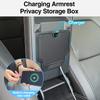 Heenvn Car Hidden Storage Box For Tesla Model 3 Highland /Model Y Juniper/YL 2026 2025 ABS Center Console Armrest Organizer Box