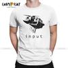 Casual Input TShirt Men Crew Neck T Shirts Short Circuit Johnny 5 80s Retro Robot Movies Short Sleeve Tee Shirt Graphic Tops