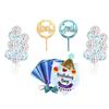 Decorative Pet Birthday Decorations Set Dog Sequins Hat Cat Birthday Party Supplies  for Dogs Cats