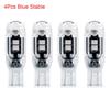 1/4Pcs Car Parking Lights T10 W5W LED Bulbs 3030 5SMD Instrument Lamp Auto License Plate Light