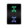 12V Green Blue Light Dual Button Switch ON OFF /Momentary Push Switch For Toyota 4Runner FJ Cruiser Landcruiser Camry RAV4 Prado Relays 5
