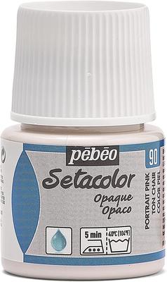 Pebeo Fabric Paint Can Be Painted On Dark Fabrics Seta Color Opaque Color 45ml Portrait Pink 90
